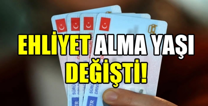 Ehliyet alma yaşı değişti! Ehliyet almak isteyenler için yaş sınırı 26'dan 24'e indirildi