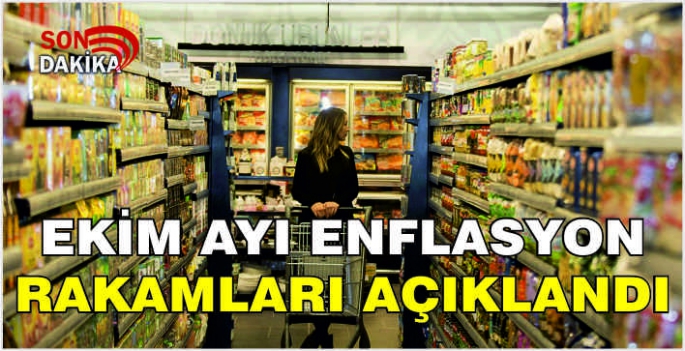 Ekim ayı enflasyon rakamları açıklandı