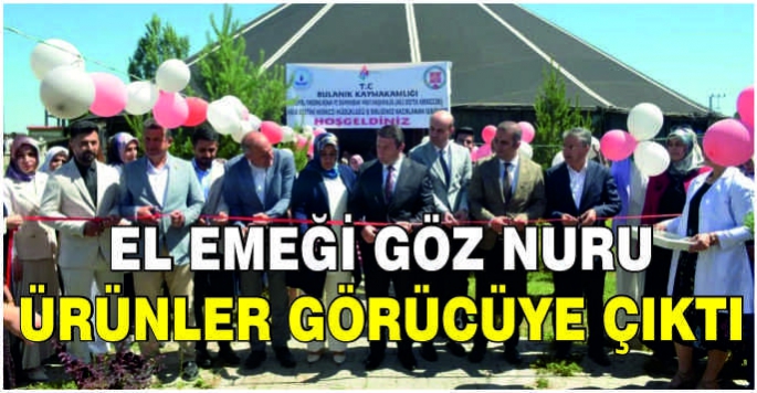 El emeği göz nuru ürünler görücüye çıktı