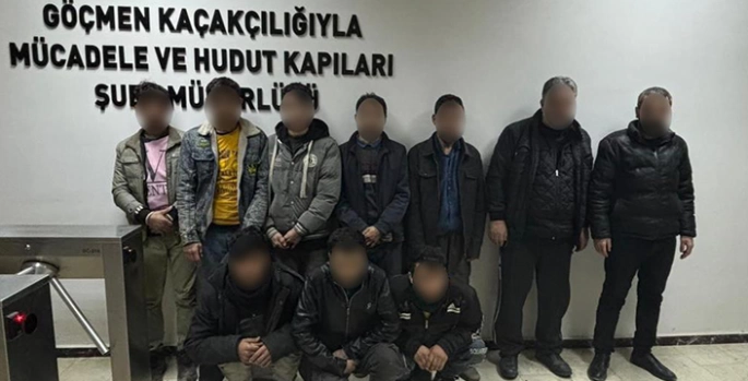 Elazığ'da 16 düzensiz göçmen yakalandı