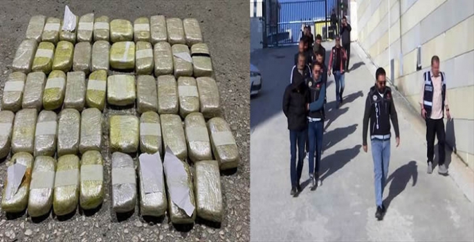 Elazığ'da 24 kilo 650 gram eroin ele geçirildi