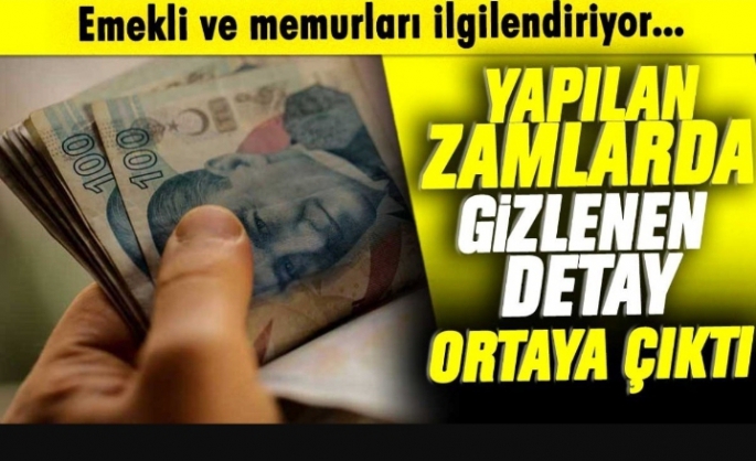 Emekli ve memurun zammında herkesin atladığı detay ortaya çıktı