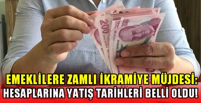 Emeklilere zamlı ikramiye müjdesi: Hesaplarına yatış tarihleri belli!