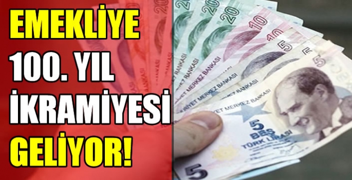 Emekliye 100. yıl ikramiyesi geliyor! Masadaki rakam 5 bin lira