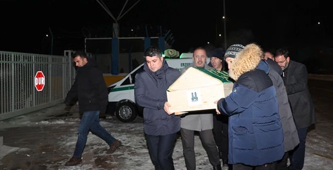 Erzurum'da çığ düşmesi sonucu hayatını kaybeden  judocunun cenazesi İstanbul'a gönderildi