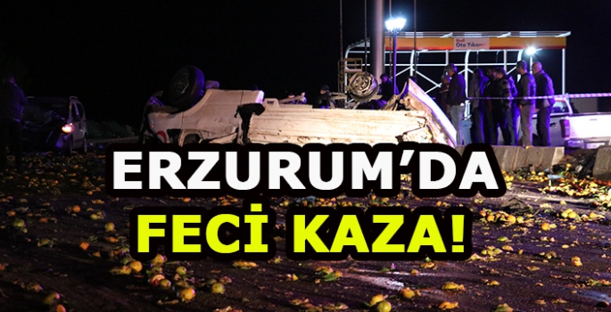 Erzurum'daki trafik kazası: Ölü ve yaralılar var!