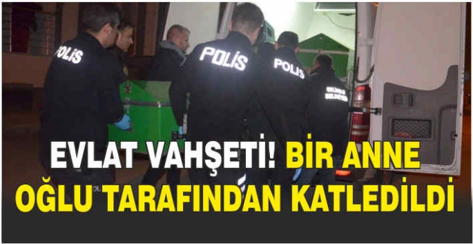 Evlat vahşeti! Bir anne oğlu tarafından katledildi