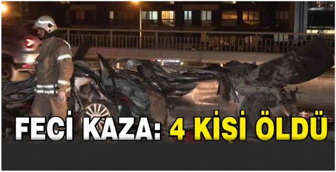 Feci kaza: 4 kişi öldü