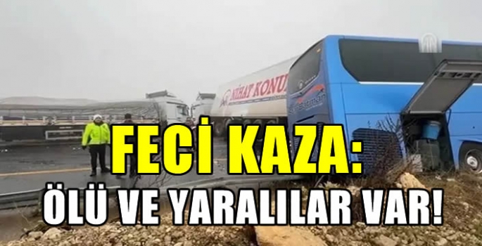 Feci kaza: Ölü ve yaralılar var!