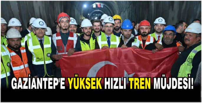 Gaziantep’e yüksek hızlı tren müjdesi!