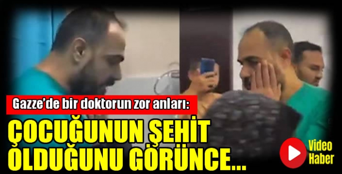 Gazze'de bir doktorun zor anları: Çocuğunun şehit olduğunu görünce...