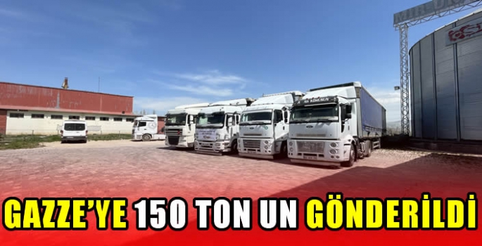 Gazze'ye 150 ton un gönderildi