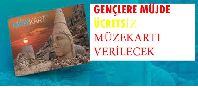 Gençlere ücretsiz Müzekart GNS müjdesi! 