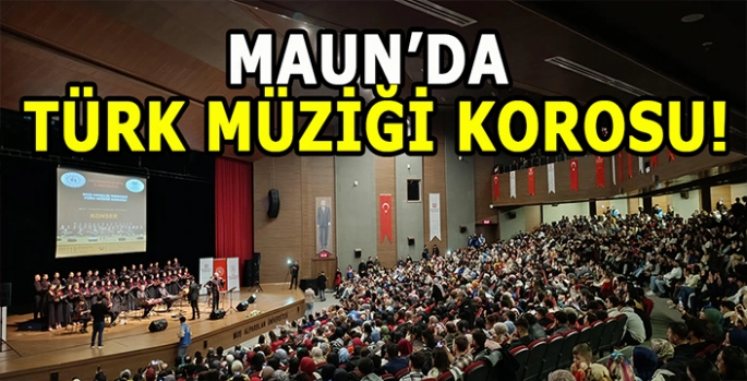 Gençlik Merkezi Türk Müziği Korosu programı Muş Alparslan Üniversitesi’nde gerçekleştirildi!