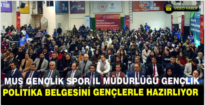 Gençlik Spor İl Müdürlüğü Gençlik Politika Belgesini gençlerle hazırlıyor