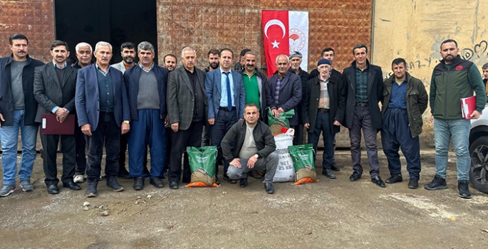 Hakkari'de çiftçilere tohum desteği sağlandı