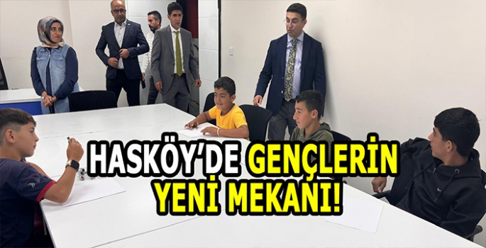 Hasköy’de gençlerin yeni mekanı: GSB tesisleri!