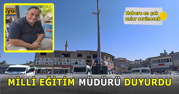 Hasköy’de öğretmen ve öğrencilere müjde! Milli Eğitim Müdürü duyurdu