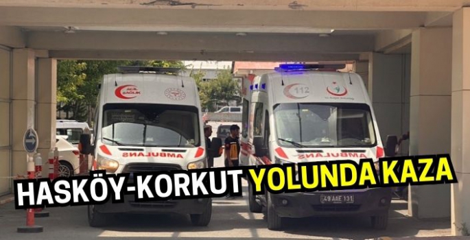 Hasköy-Korkut yolunda korkutan kaza: Çok sayıda yaralı var!