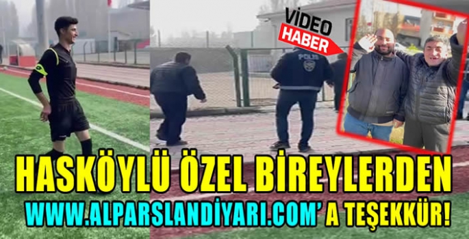 Hasköylü özel bireylerden www.alparslandiyarı.com’ a teşekkür!