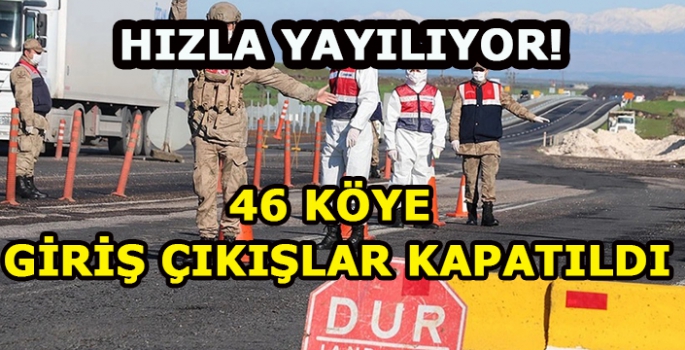 Hastalık hızla yayılıyor: 46 köye giriş ve çıkışlar durduruldu!