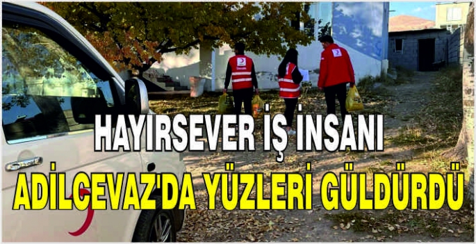 Hayırsever iş insanı Adilcevaz’da yüzleri güldürdü