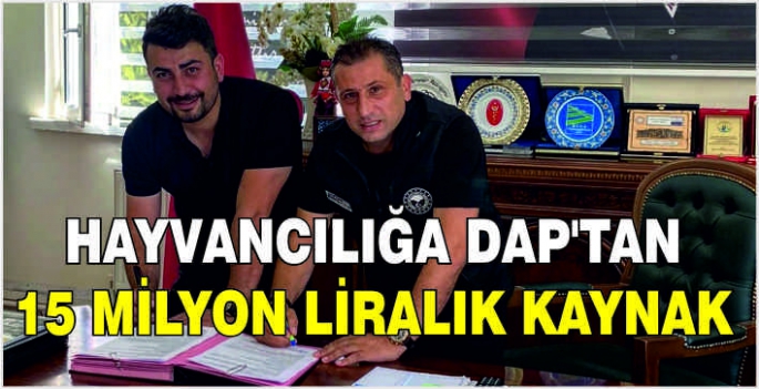 Hayvancılığa DAP'tan 15 milyon liralık kaynak