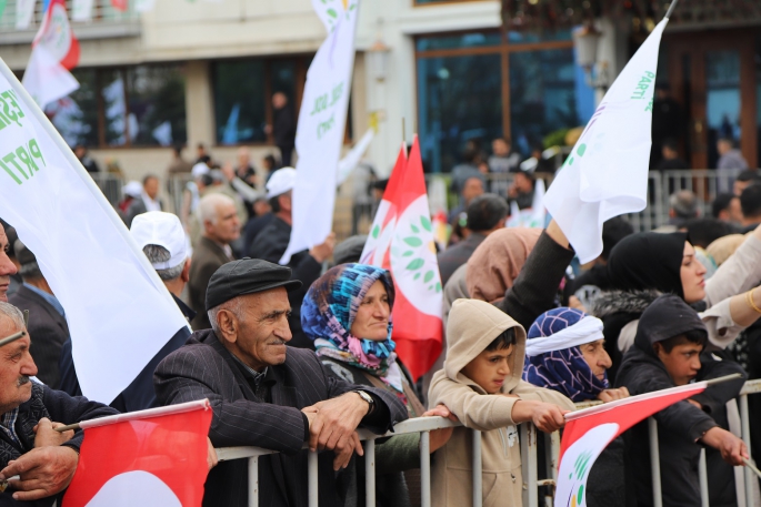 HDP Eş Genel Başkanı Buldan, Kars mitinginde konuştu