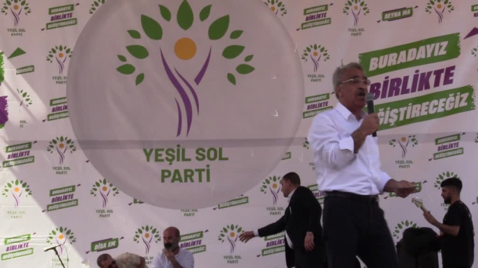 HDP Eş Genel Başkanı Sancar, Batman'da konuştu