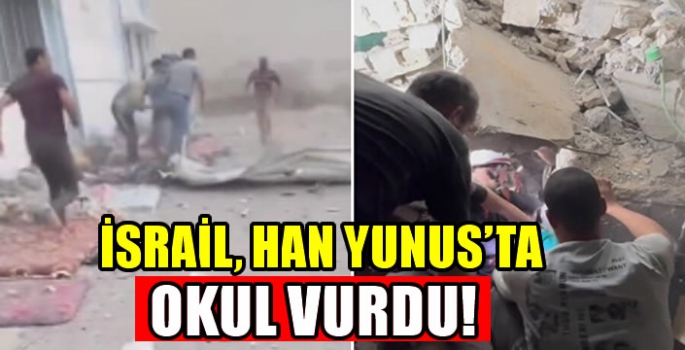 İsrail, Han Yunus'ta okul vurdu! 