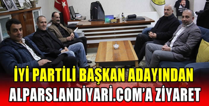 İYİ Partili Başkan adayından Alparslandiyari.com’a ziyaret