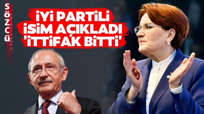 İYİ Partili Uğur Poyraz: Millet İttifakı bitmiştir