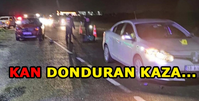 Kan donduran kaza! Yaralıyı ezip yardım edenlere çarptı