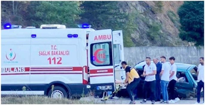 Karabük'te trafik kazası: 1'i ağır 4 yaralı