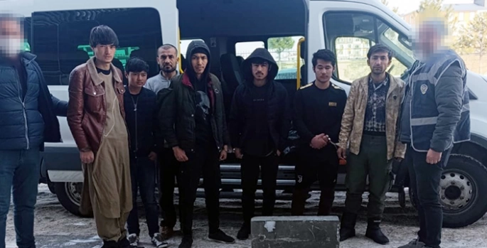 Kars'ta 7 düzensiz göçmen yakalandı