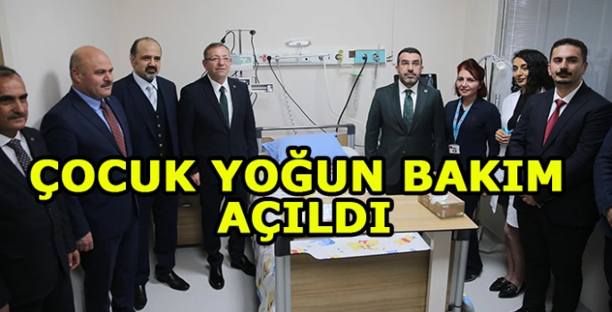 Kars'ta çocuk yoğun bakım ünitesi açıldı