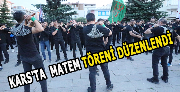 Kars'ta  matem töreni düzenlendi