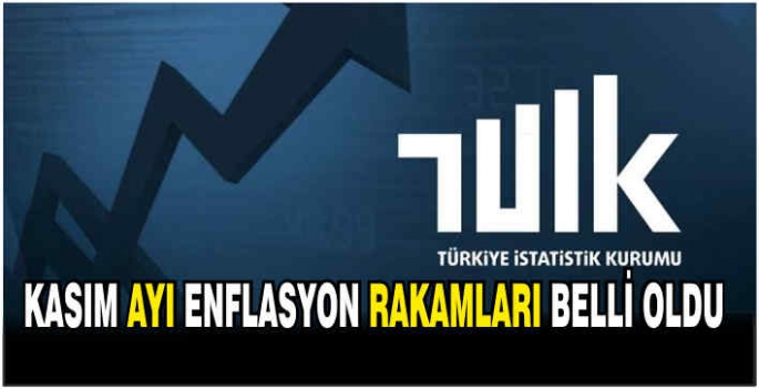 Kasım ayı enflasyon rakamları belli oldu