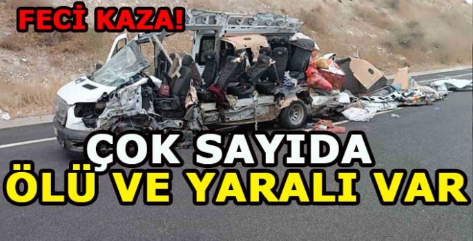 Katliam gibi kaza: Çok sayıda ölü ve yaralı var!