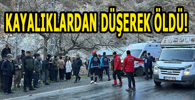 Kayalıklardan düşen 19 yaşındaki genç hayatını kaybetti