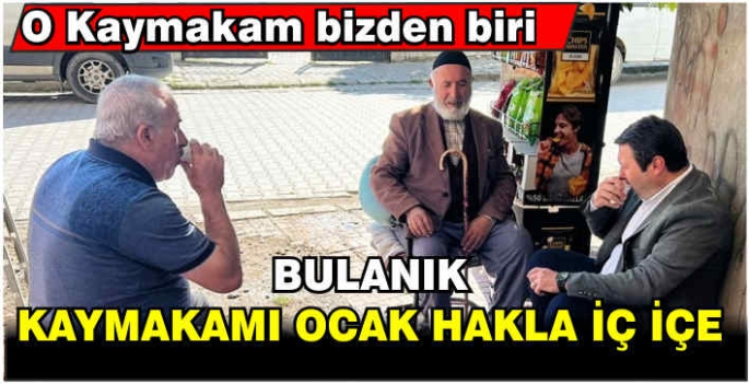 Kaymakam Oğuzhan Ocak, esnaf ziyaretinde bulundu