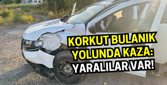 Korkut Bulanık yolunda kaza: Yaralılar var!