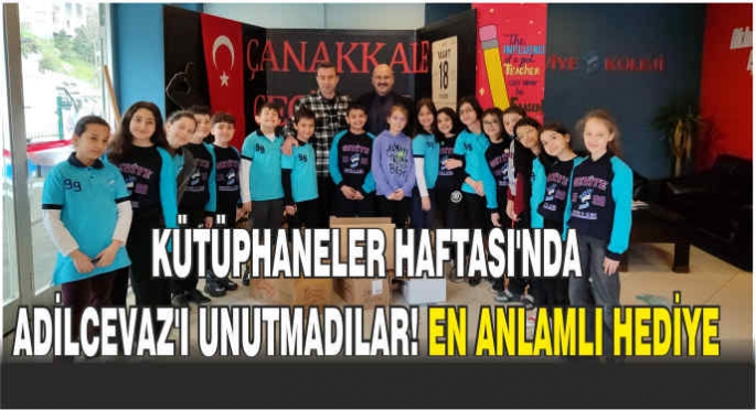 Kütüphaneler Haftası’nda Adilcevaz’ı unutmadılar! En anlamlı hediye