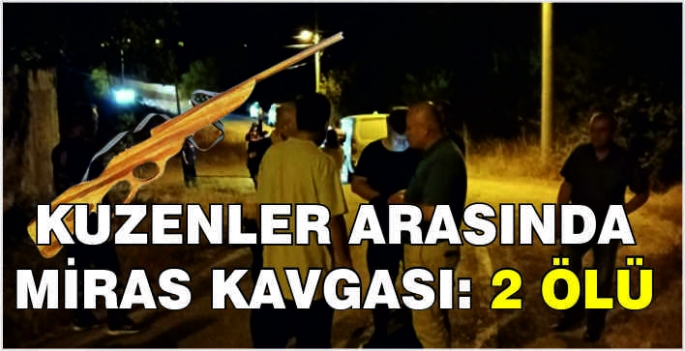 Kuzenler arasında miras kavgası: 2 ölü