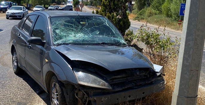 Malatya'da iki otomobilin çarpıştığı kazada 3 kişi yaralandı