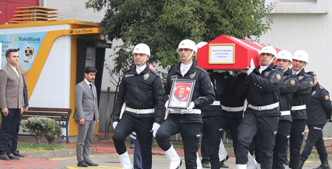 Malatya'da şehit polis memuru Beykoz için tören düzenlendi