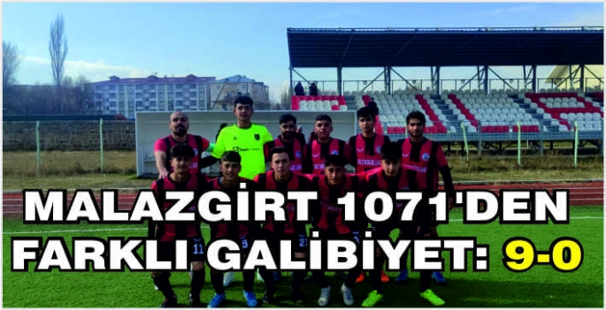 Malazgirt 1071  gol olup yağdı: 9-0