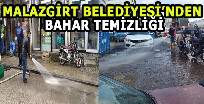 Malazgirt Belediyesi'nden bahar temizliği