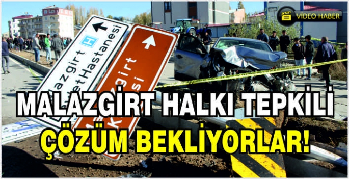 Malazgirt halkı tepkili: Çözüm bekliyorlar!