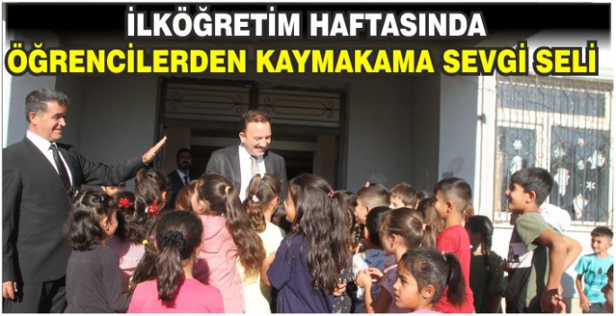 Malazgirt Kaymakamı Bayram, eğitime başlayan okulları ziyaret etti